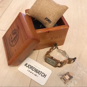 Authentic Jord wooden watch is NWT.